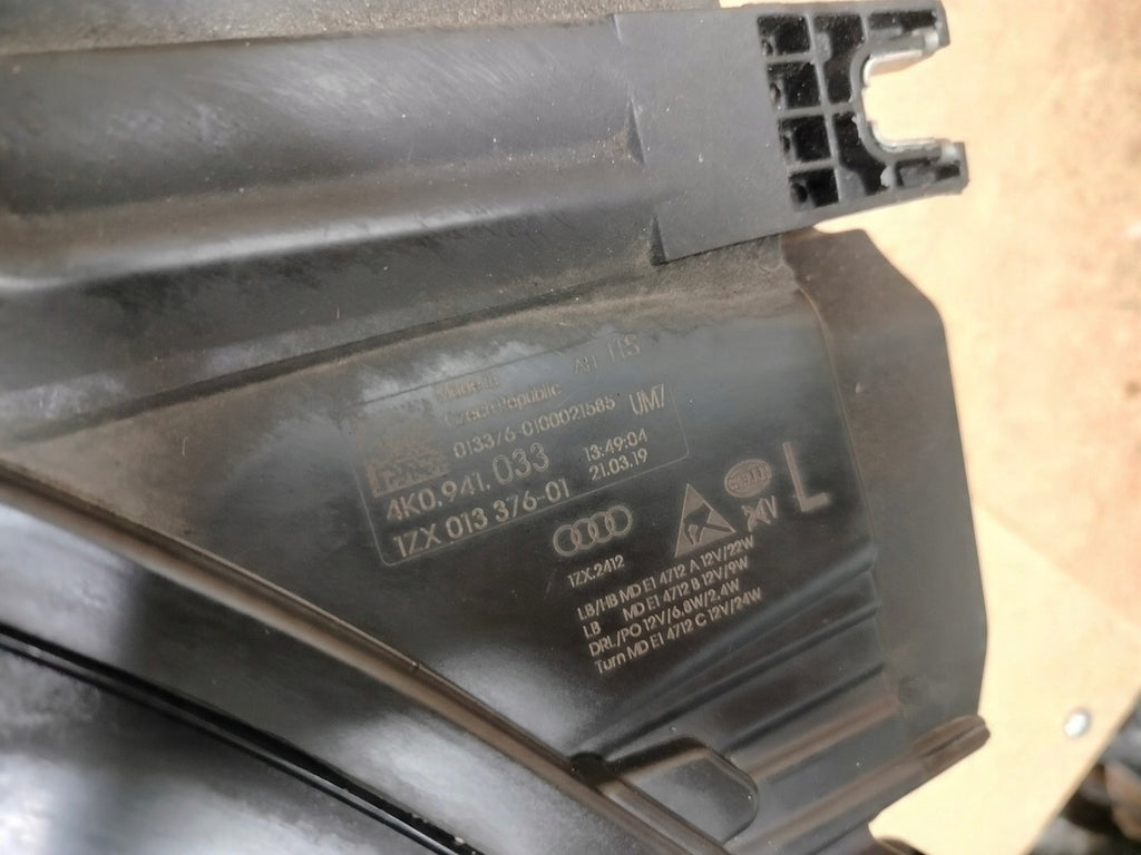 Frontscheinwerfer Audi A6 C8 4K0941033 LED Links Scheinwerfer Headlight