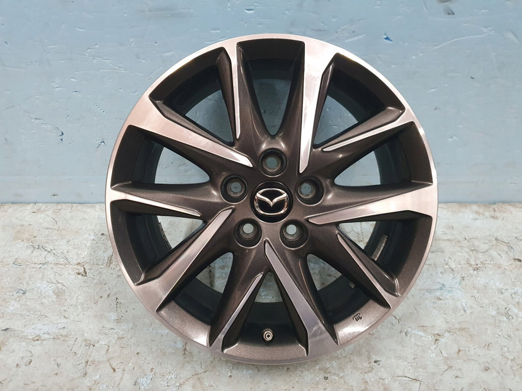 1x Alufelge 17 Zoll 7.0" 5x114.3 45ET Glanz Graphit KB8M-V3810 Mazda Cx5 Mg FEL1735522260vr
