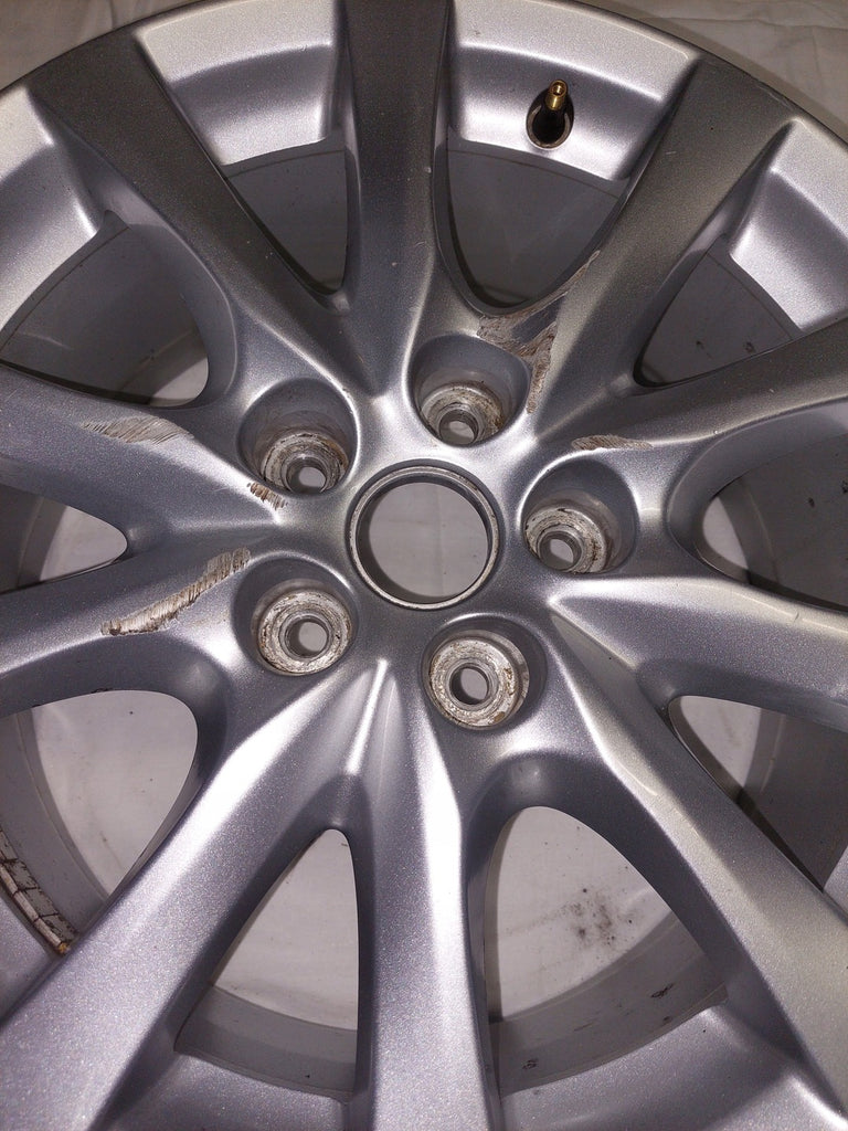 1x Alufelge 17 Zoll 7.5" 5x114.3 50ET Glanz Silber 9965077570 Mazda Vi Rim Wheel