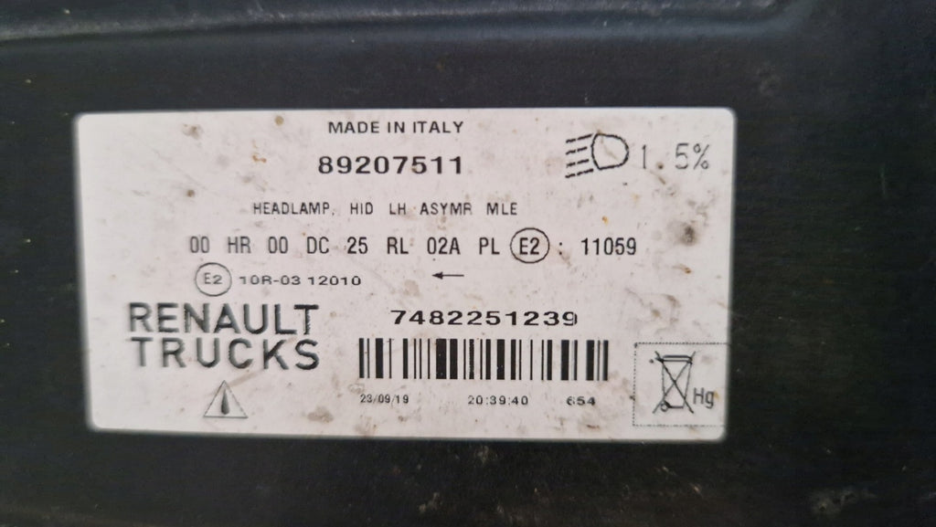 Frontscheinwerfer Renault 89207511 LED Rechts Scheinwerfer Headlight