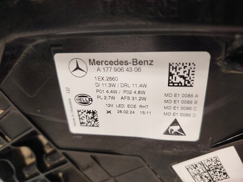 Frontscheinwerfer Mercedes-Benz W177 A1779064306 Full LED Links Headlight SCH9653141888sd