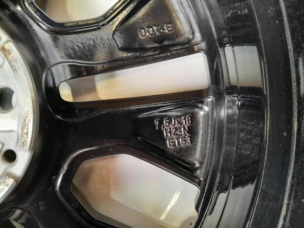 1x Alufelge 18 Zoll 7.5" 5x112 Glanz Schwarz A2474012700 Mercedes-Benz W247 FEL5371052742hh