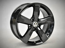 Laden Sie das Bild in den Galerie-Viewer, 4x Alufelge 17 Zoll 7.0&quot; 5x112 39ET Glanz Silber 7N0601025D Seat Alhambra Sharan