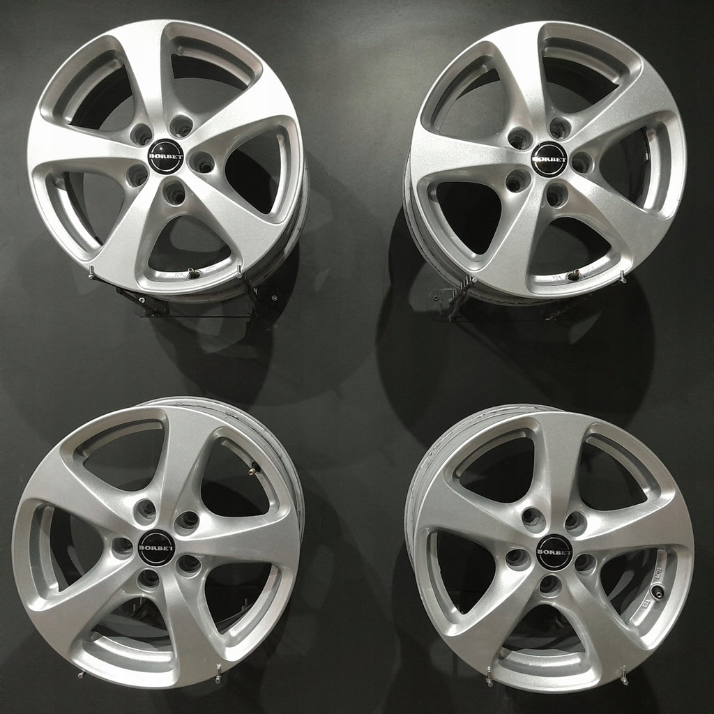 4x Alufelge 16 Zoll 7.0" 5x112 40ET Glanz Silber KBA46719 Skoda Octavia Ii FEL9302538129ly