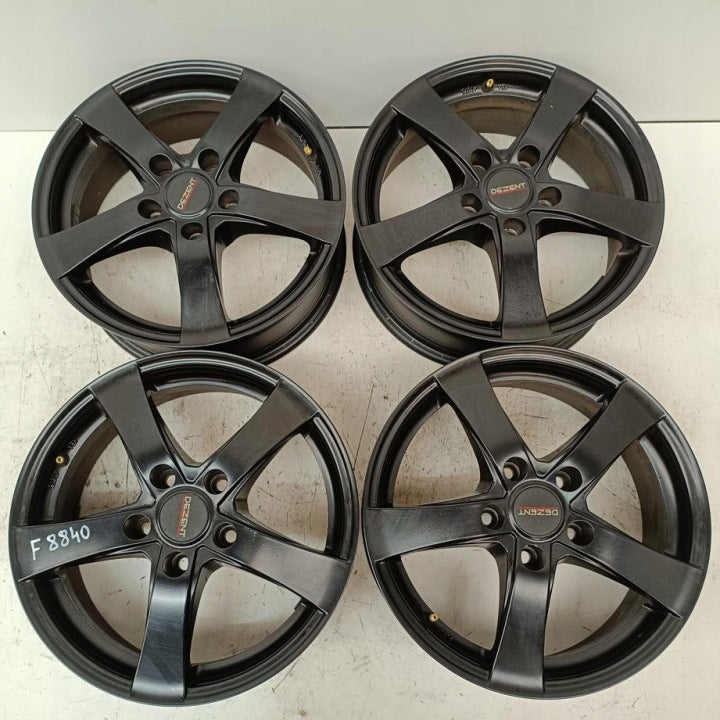 4x Alufelge 16 Zoll 6.5" 5x114.3 48ET Schwarz Hyundai I Rim Wheel FEL8981844994wr