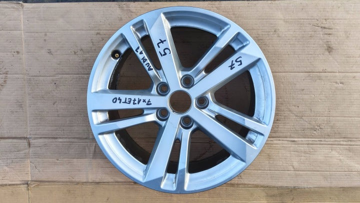 1x Alufelge 17 Zoll Silber 83A601025 Audi Rim Wheel FEL5066401008ms
