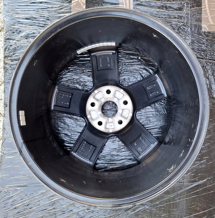1x Alufelge 18 Zoll 7.5" 5x112 49ET Glanz Schwarz 5G0601025AG VW I Rim Wheel FEL4594467621zj