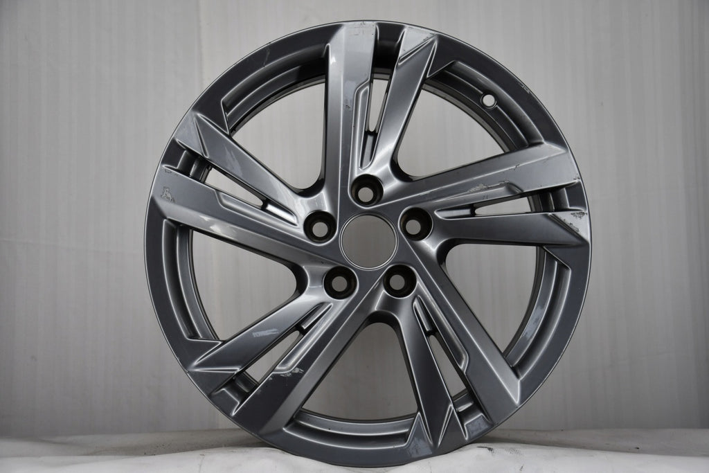 1x Alufelge 16 Zoll 6.5" 5x100 47ET Glanz Grau 2G0601025AM VW Rim Wheel FEL2134787422vm