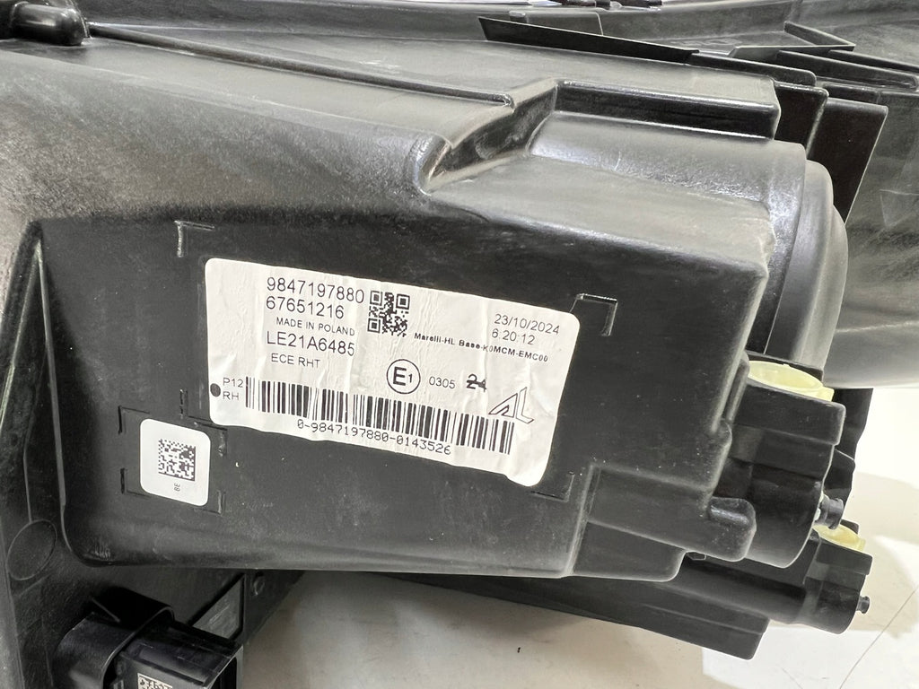 Frontscheinwerfer Opel Zafira 67651216 Rechts Scheinwerfer Headlight