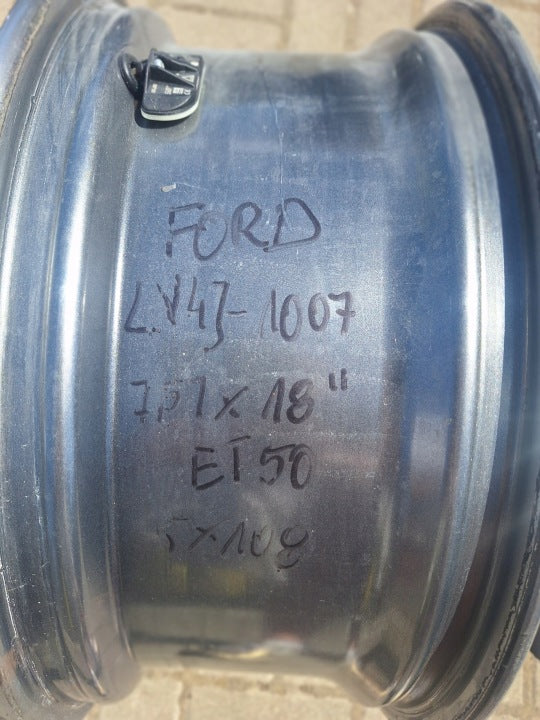 1x Alufelge 18 Zoll 7.5" 5x108 50ET Glanz Silber LV4J-1007-A1A Ford Rim Wheel FEL5902700749gg