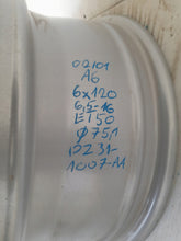 Load image into Gallery viewer, 1x Alufelge 16 Zoll 6.5" 6x120 50ET Glanz Silber PZ31-1007-AA Ford I Rim Wheel FEL6513087540gk