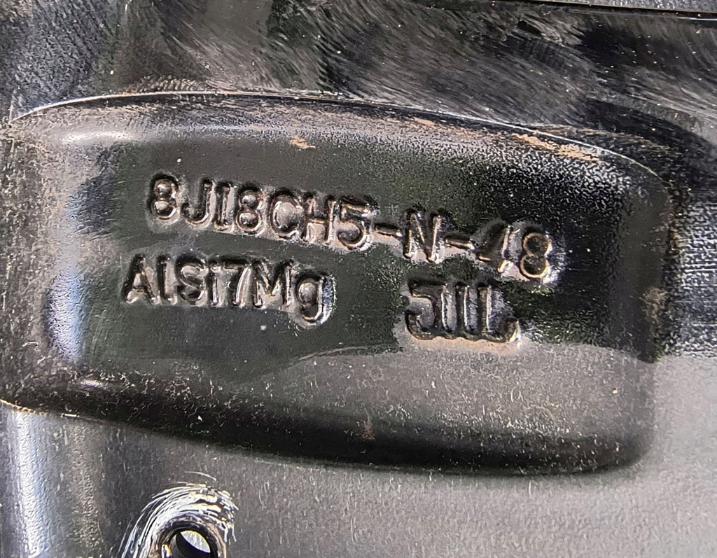 1x Alufelge 18 Zoll 8.0" 5x108 48ET Glanz Schwarz 9835058180 Peugeot 308 Iii