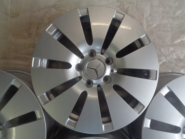 4x Alufelge 16 Zoll 6.5" 5x112 44 5ET A2424010002 Mercedes-Benz W242 Rim Wheel FEL3343081285kg
