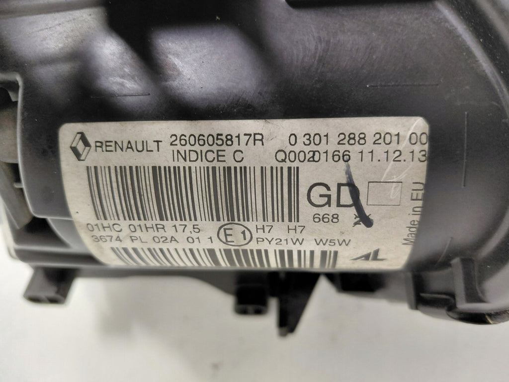 Frontscheinwerfer Renault Megane III 260605817 Links Scheinwerfer Headlight SCH1960384031qo