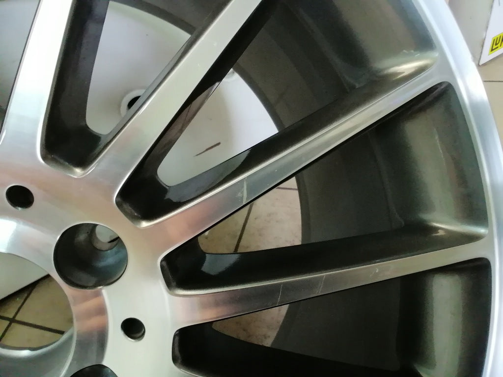 1x Alufelge 19 Zoll 9.5" 5x112 43ET Graphit A2214012302 Mercedes-Benz Rim Wheel FEL6025587043fo