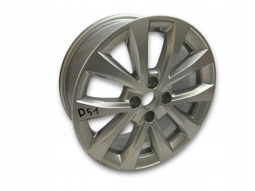 1x Alufelge 16 Zoll 6.5" 4x100 37ET 403009968R Renault Clio I 1 V Rim Wheel FEL3401411473et
