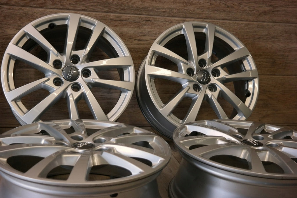 4x Alufelge 17 Zoll 6.0" 5x112 48ET Glanz Silber 8V0601025DH Audi Super FEL3217108584xg