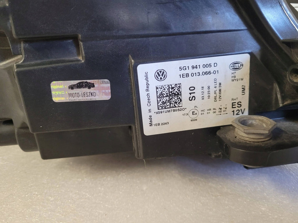 Frontscheinwerfer VW Golf VII 5g1 5G1941005D Ein Stück (Rechts oder Links) SCH2719104376sy