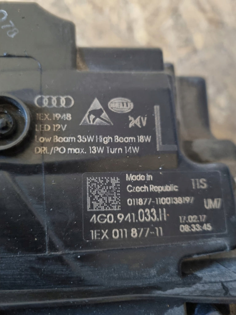 Frontscheinwerfer Audi A6 C7 8G0941033 LED Links Scheinwerfer Headlight