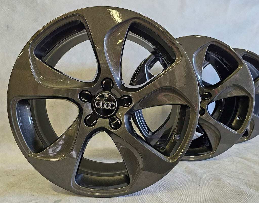 4x Alufelge 18 Zoll 7.5" 5x112 51ET Glanz Silber 8V0601025 Audi A3 Mg Rim Wheel
