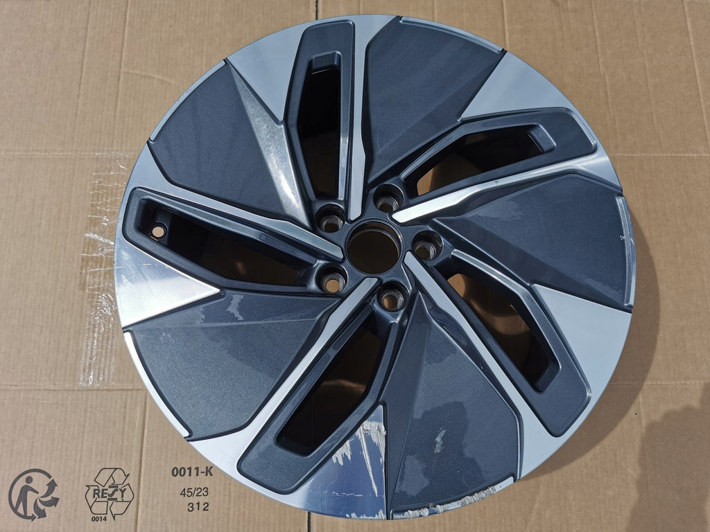 1x Alufelge 19 Zoll 9.0" 5x112 45ET Glanz Graphit 11A601025M Mg Rim Wheel