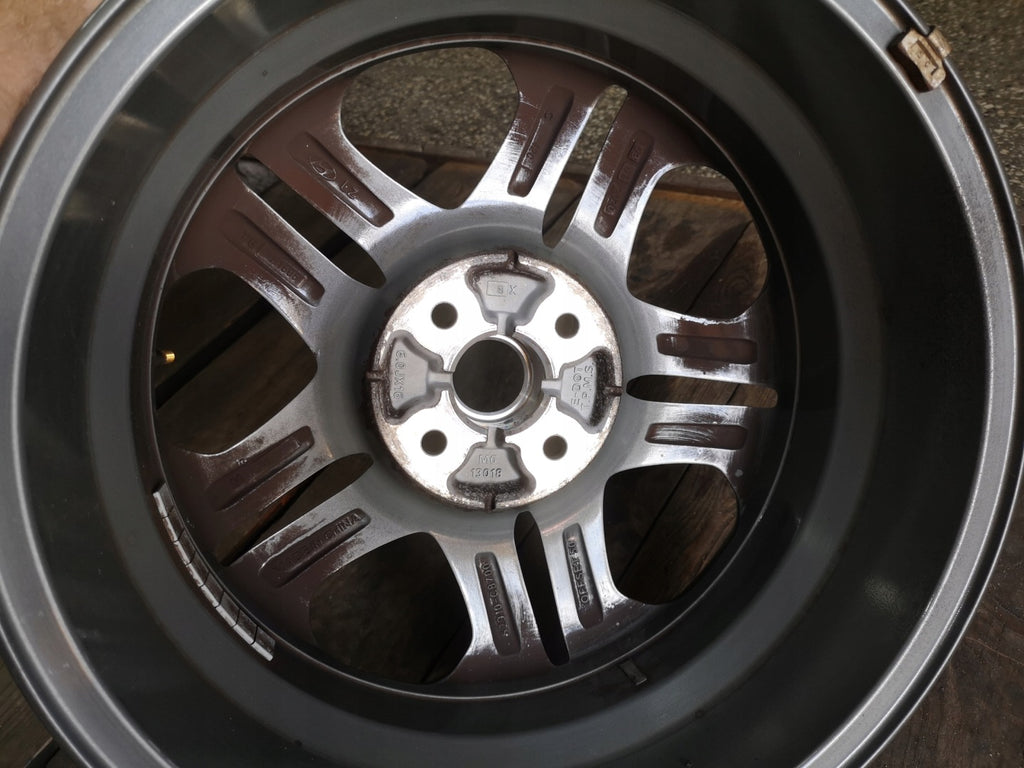 1x Alufelge 16 Zoll 6.0" 4x100 50ET Glanz Schwarz 52910-C8700 Hyundai I20 Mg FEL5122438244xq