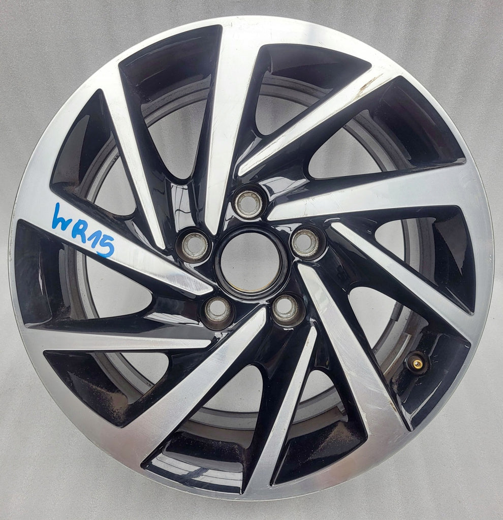 1x Alufelge 16 Zoll 6.5" 5x112 48ET Glanz Schwarz 5TA601025K VW Touran Rim Wheel FEL2226663307ui