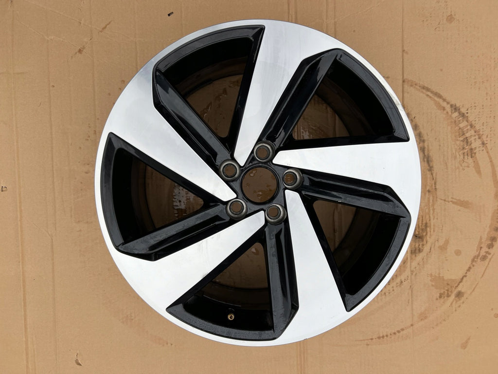 1x Alufelge 17 Zoll 7.5" 5x100 51ET Glanz Schwarz 2G0601025AB VW Polo Rim Wheel FEL4635435423jh