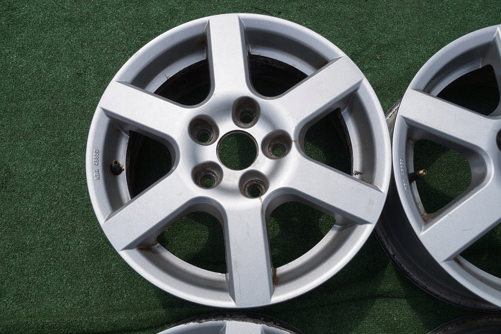 4x Alufelge 15 Zoll 6.5" 5x114.3 50ET Glanz Silber Honda I Z Rim Wheel FEL2363476564ye