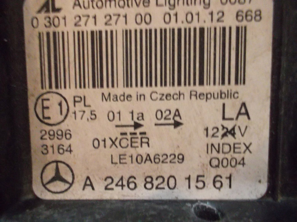 Frontscheinwerfer Mercedes-Benz W246 A2468201661 Xenon Rechts oder Links SCH6062824472wd