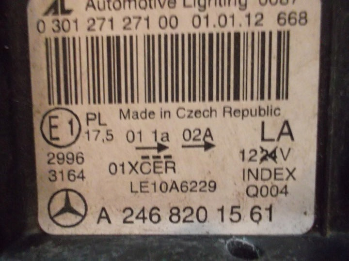 Frontscheinwerfer Mercedes-Benz W246 A2468201661 A2468201561 Xenon Ein Satz SCH6062824472wd