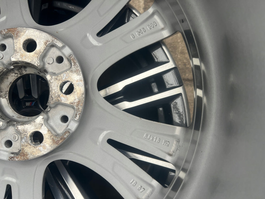 1x Alufelge 18 Zoll 8.0" 5x112 57ET Glanz Graphit 6855093 BMW Mg Rim Wheel