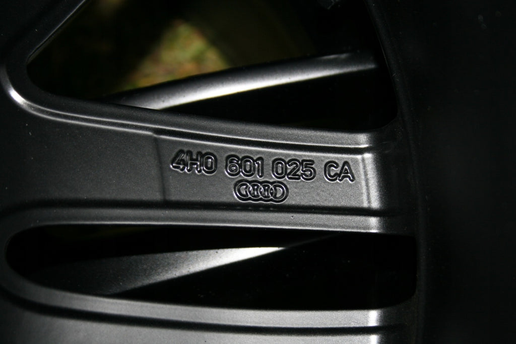 4x Alufelge 19 Zoll 9.0" 5x112 32ET Matt Schwarz 4H0601025CA Audi Allroad FEL1803374150li