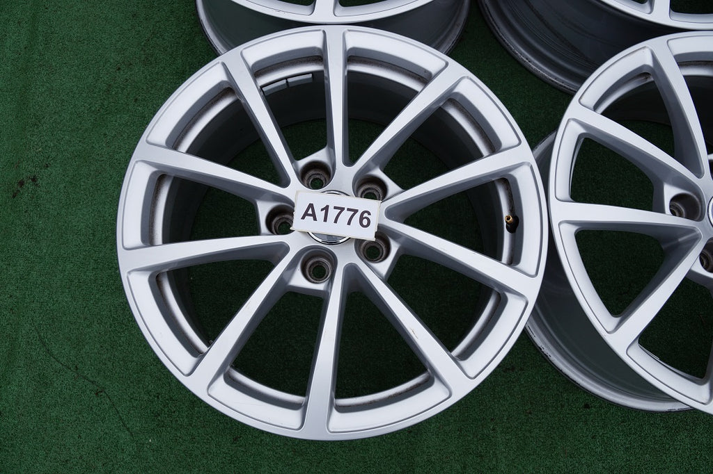 4x Alufelge 17 Zoll 7.5" 5x112 36ET Glanz Silber 4K0601025 Audi A6 C8 B9 FEL9854052055kp