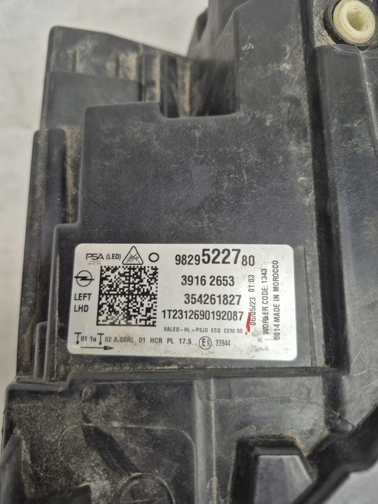 Frontscheinwerfer Opel Corsa F 9829522780 Links Scheinwerfer Headlight SCH2478574840yd