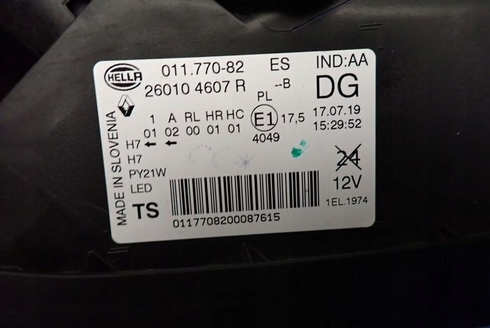 Frontscheinwerfer Renault Kadjar 260104607R Rechts Scheinwerfer Headlight SCH7454431154mv