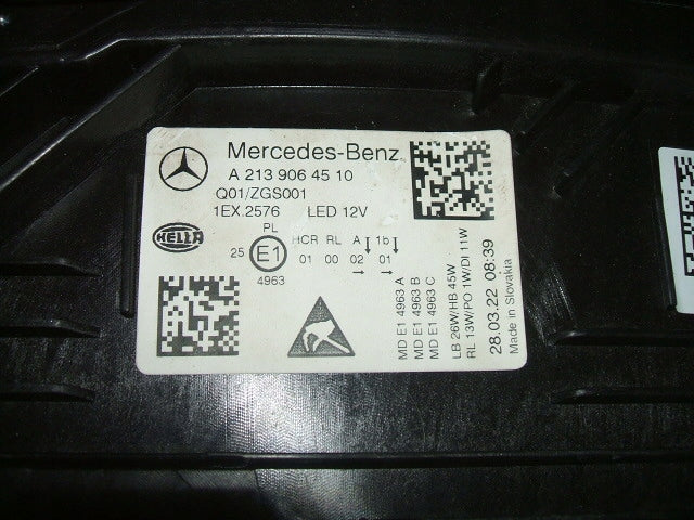 Frontscheinwerfer Mercedes-Benz W213 A2139064510 Full LED Rechts oder Links SCH8233289345kx