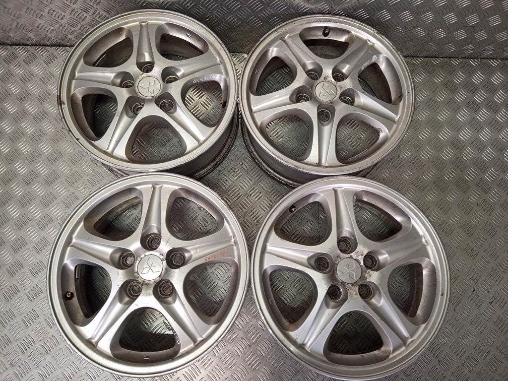 4x Alufelge 16 Zoll 6.0" 5x114.3 Mitsubishi Outlander I Rim Wheel FEL9310524872bl
