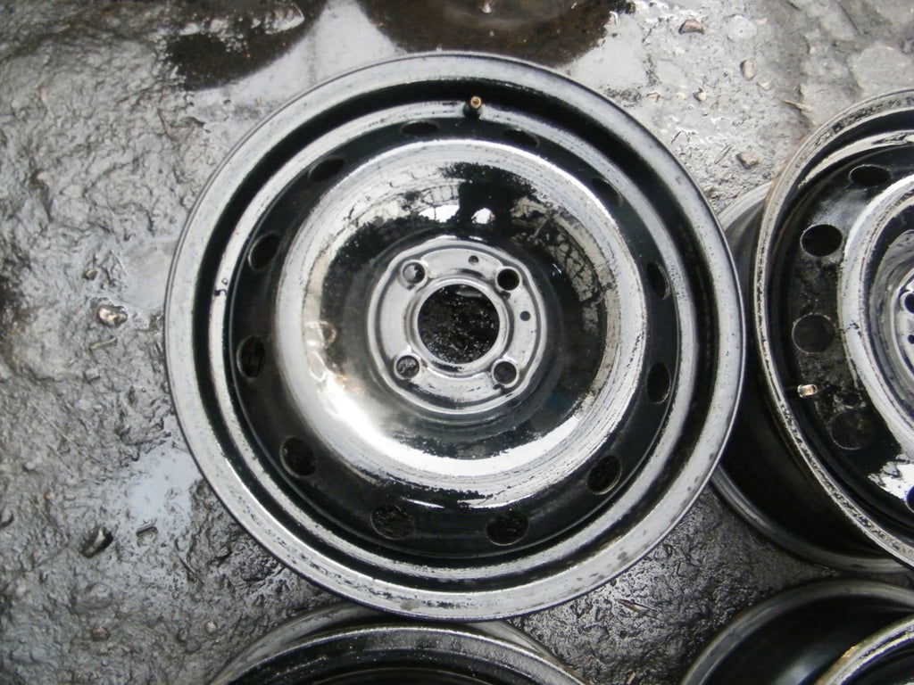 4x Alufelge 15 Zoll 6.0" 4x100 50ET Schwarz Dacia Sandero I Z Logan Rim Wheel FEL2139712693yj
