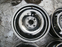Load image into Gallery viewer, 4x Alufelge 15 Zoll 6.0" 4x100 50ET Schwarz Dacia Sandero I Z Logan Rim Wheel FEL2139712693yj