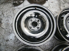 Laden Sie das Bild in den Galerie-Viewer, 4x Alufelge 15 Zoll 6.0" 4x100 50ET Schwarz Dacia Sandero I Z Logan Rim Wheel FEL2139712693yj