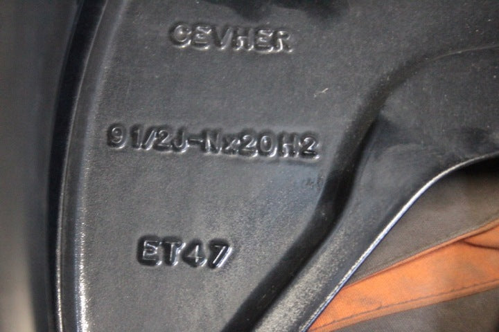 1x Alufelge 20 Zoll 9.5" 5x112 47ET Glanz Schwarz 14B601025F VW I Rim Wheel FEL3605954236ri