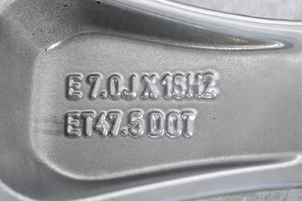 1x Alufelge 18 Zoll 7.0" 4x108 47 5ET Glanz H1BC-1007-E1 Ford Fiesta Rim Wheel