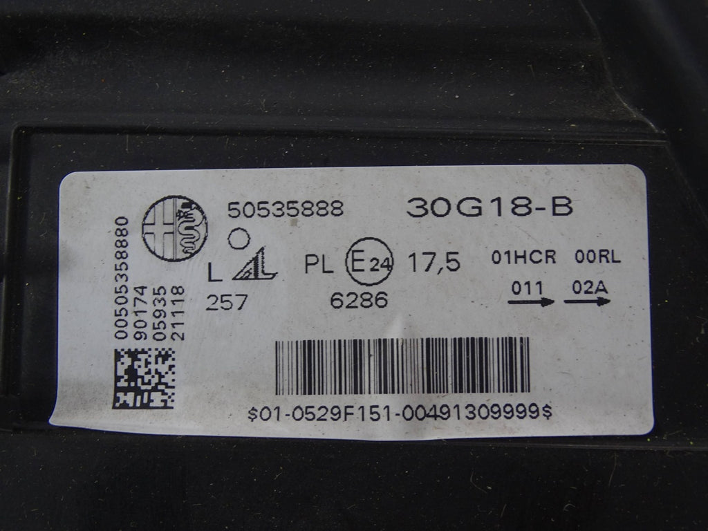 Frontscheinwerfer Alfa Romeo Giulia 505358880 Links Scheinwerfer Headlight SCH9499805597ts
