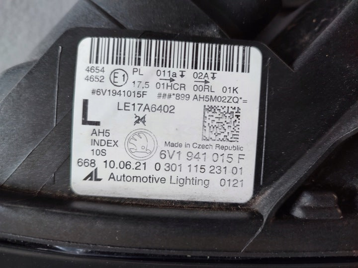 Frontscheinwerfer Skoda Fabia III 3B0941016AN LED Links Scheinwerfer Headlight SCH6443625898fe