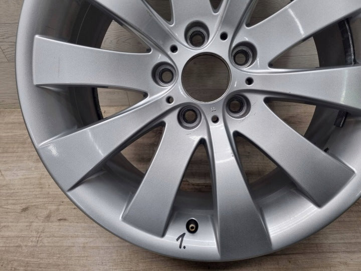 1x Alufelge 18 Zoll 8.0" 5x120 30ET Glanz Silber BMW 5 F10 F07 Rim Wheel FEL6014557482wv