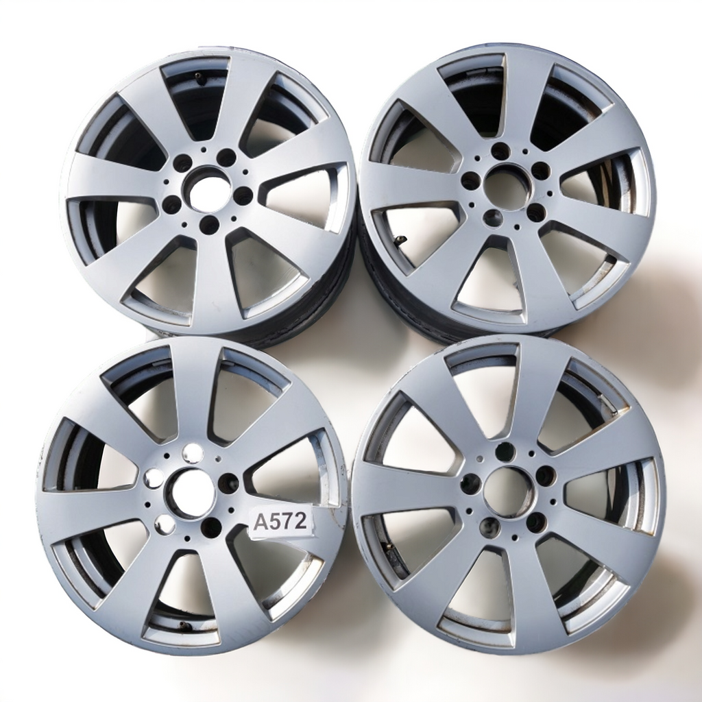 4x Alufelge 16 Zoll 7.0" 5x112 43ET Mercedes-Benz W204 Rim Wheel