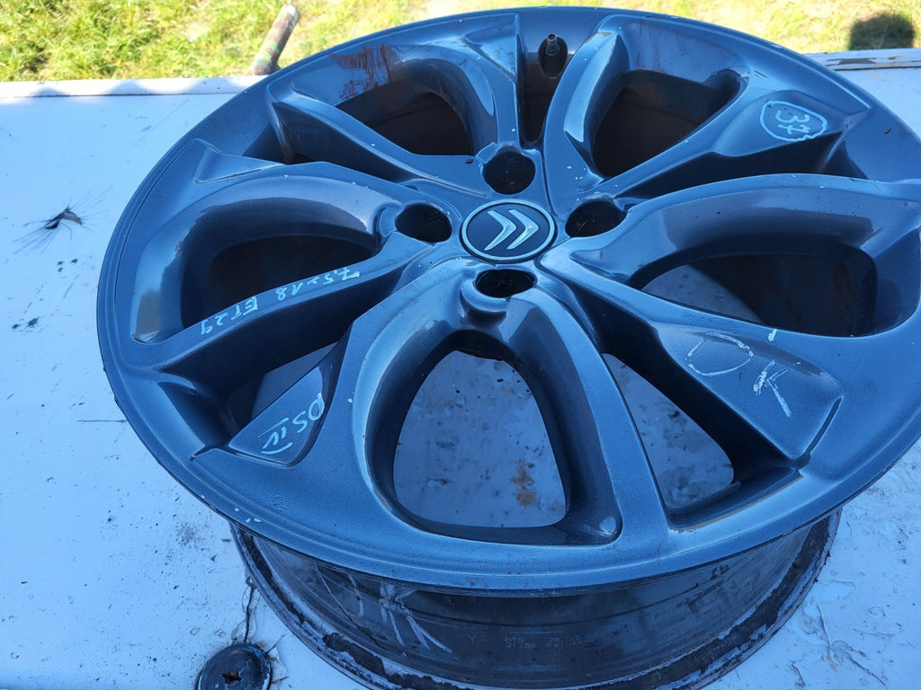 1x Alufelge 18 Zoll 7.5" 4x108 29ET Matt Silber 9688904377 Citroën Rim Wheel FEL5553606710qp