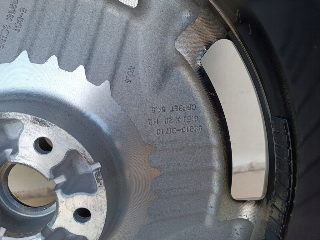 1x Alufelge 20 Zoll 8.5" 5x114.3 54 5ET 52910-G1710 Hyundai Ioniq Rim Wheel FEL5570977112dh