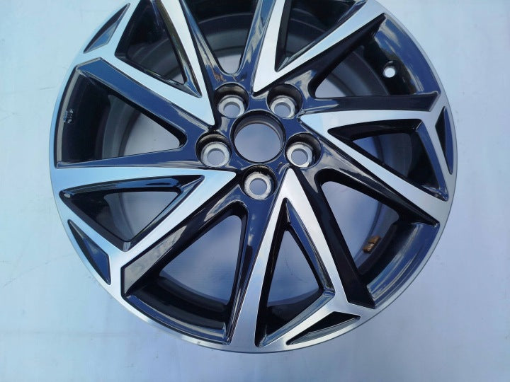 1x Alufelge 16 Zoll 6.0" 5x100 50ET Glanz Schwarz PW457-0D004 Toyota Yaris FEL3749076736im